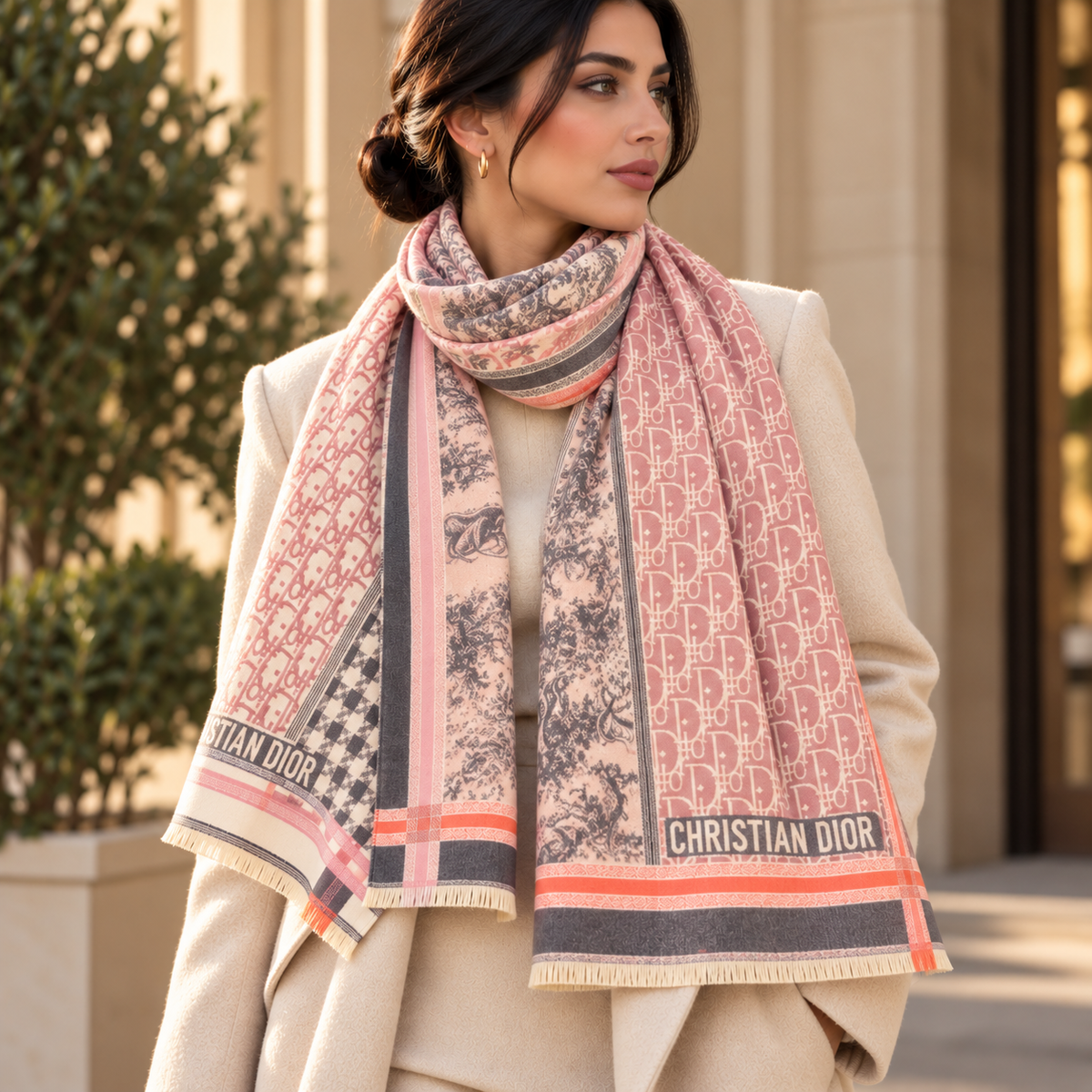 Christian dior scarf