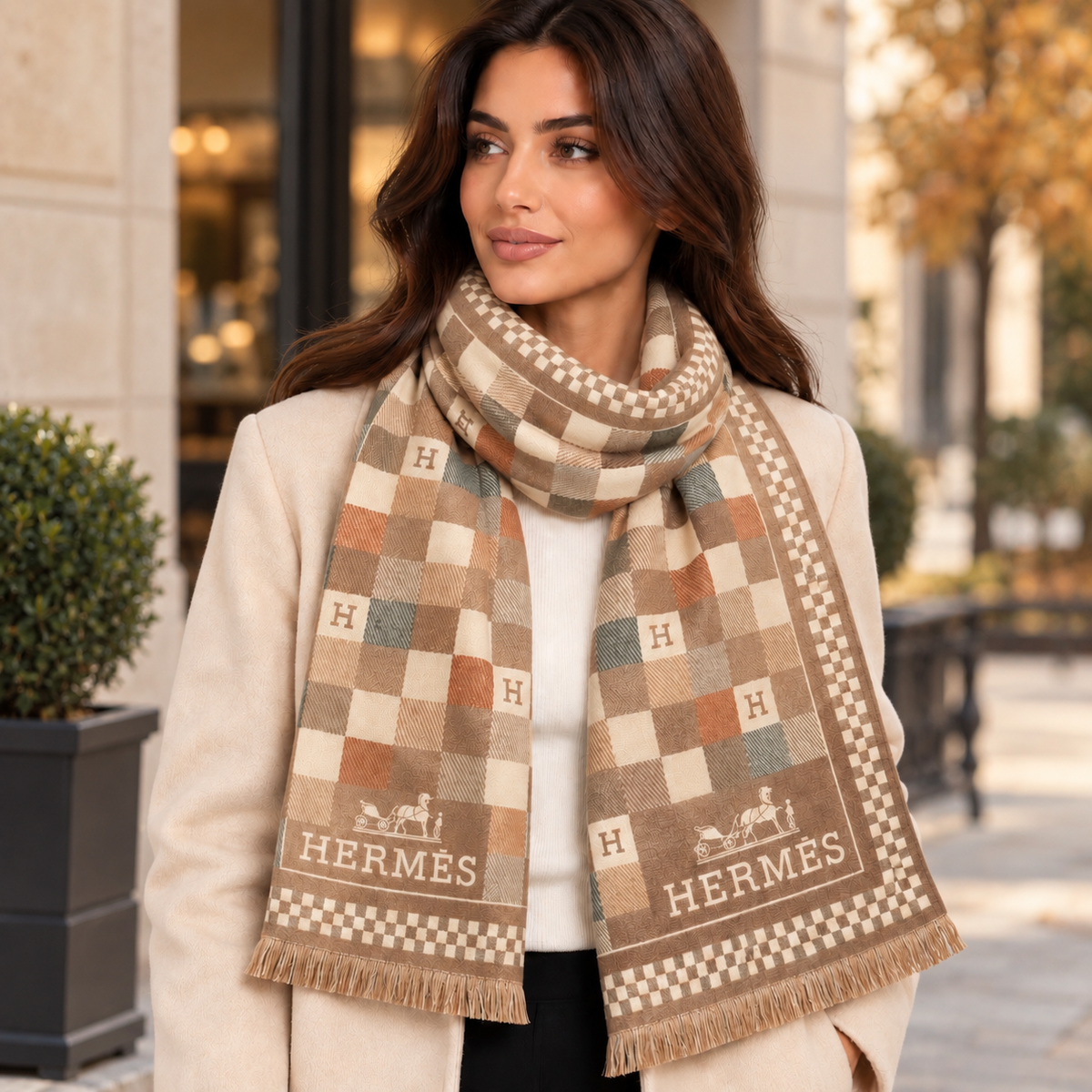 Hermès Heritage scarf