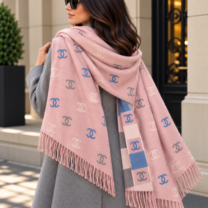 CHANEL echarpe en laine