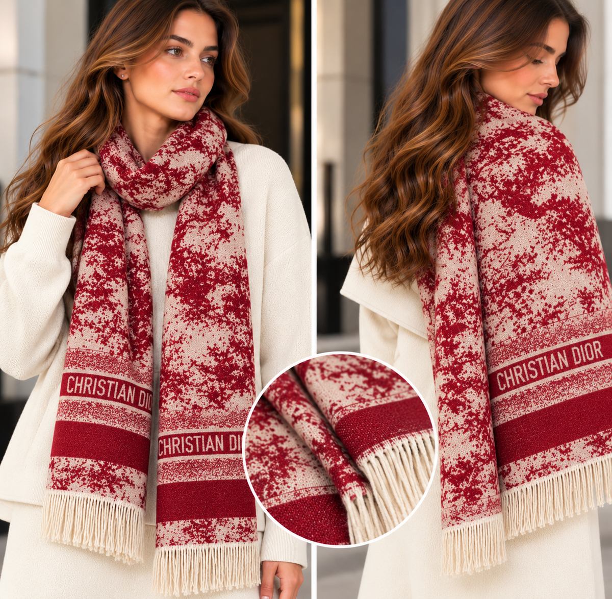 Christian dior scarf