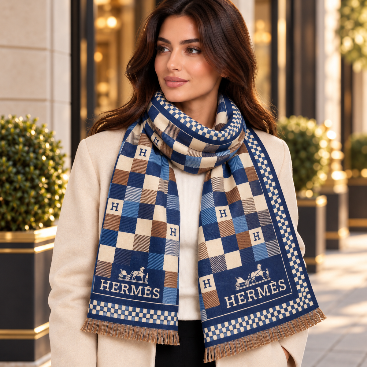 Hermès Heritage scarf