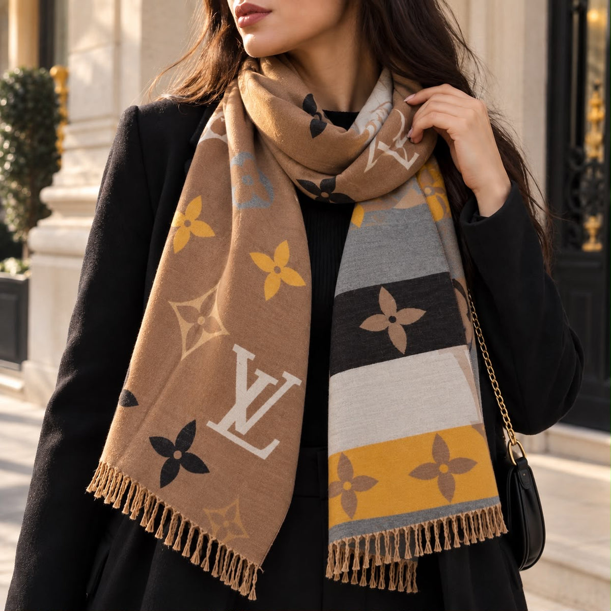 Louis Vuitton echarpe en laine