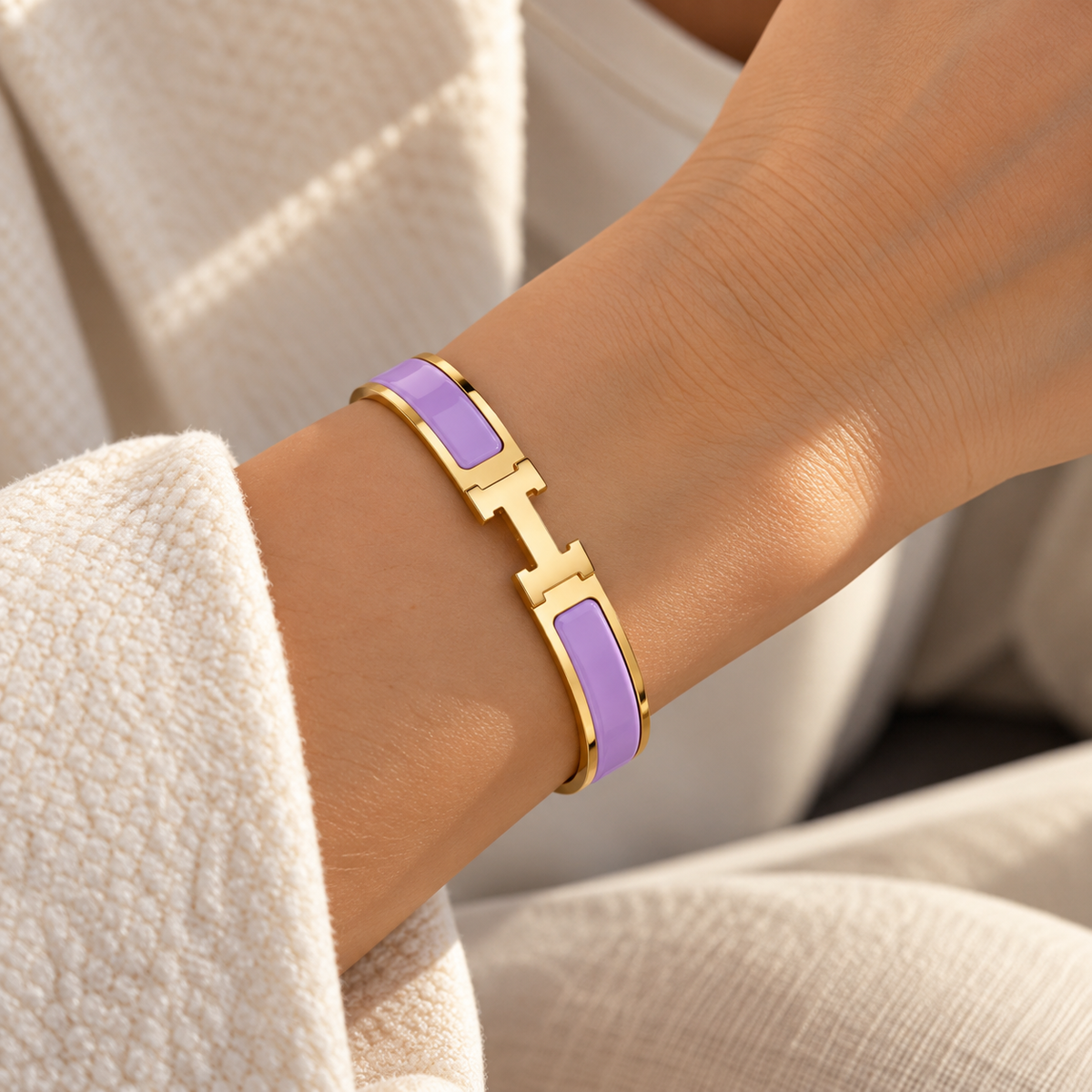 Hermès click H bracelet