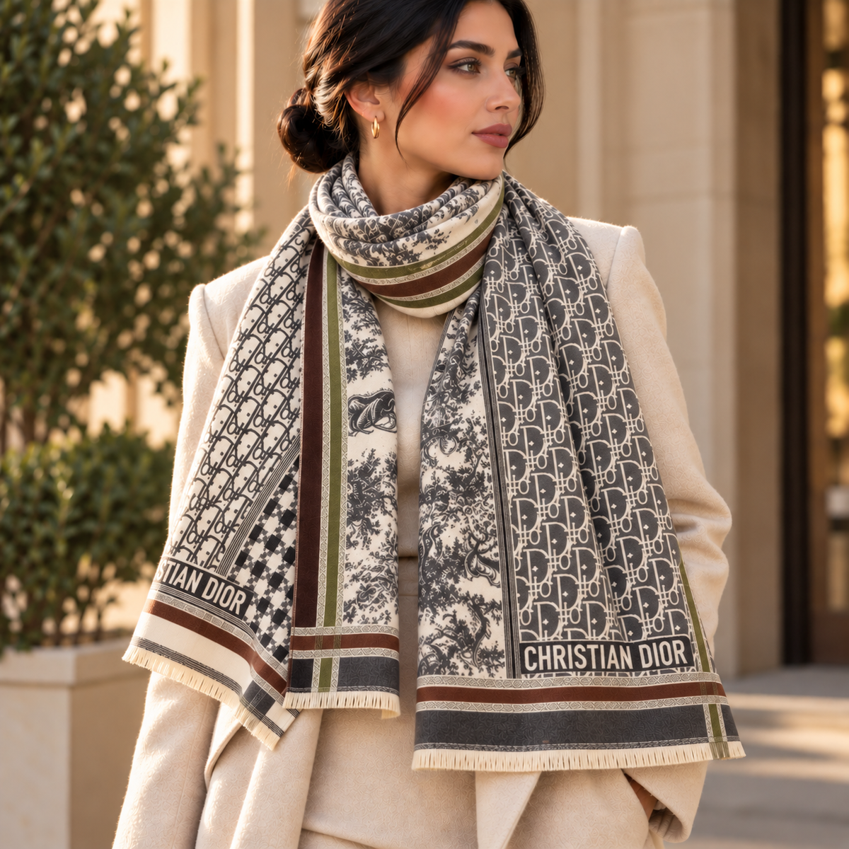 Christian dior scarf