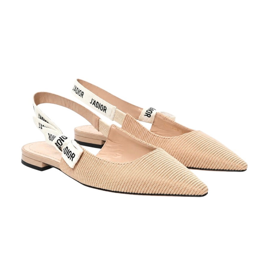 dior flat slingback