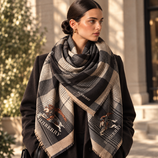 Burberry echarpe en laine